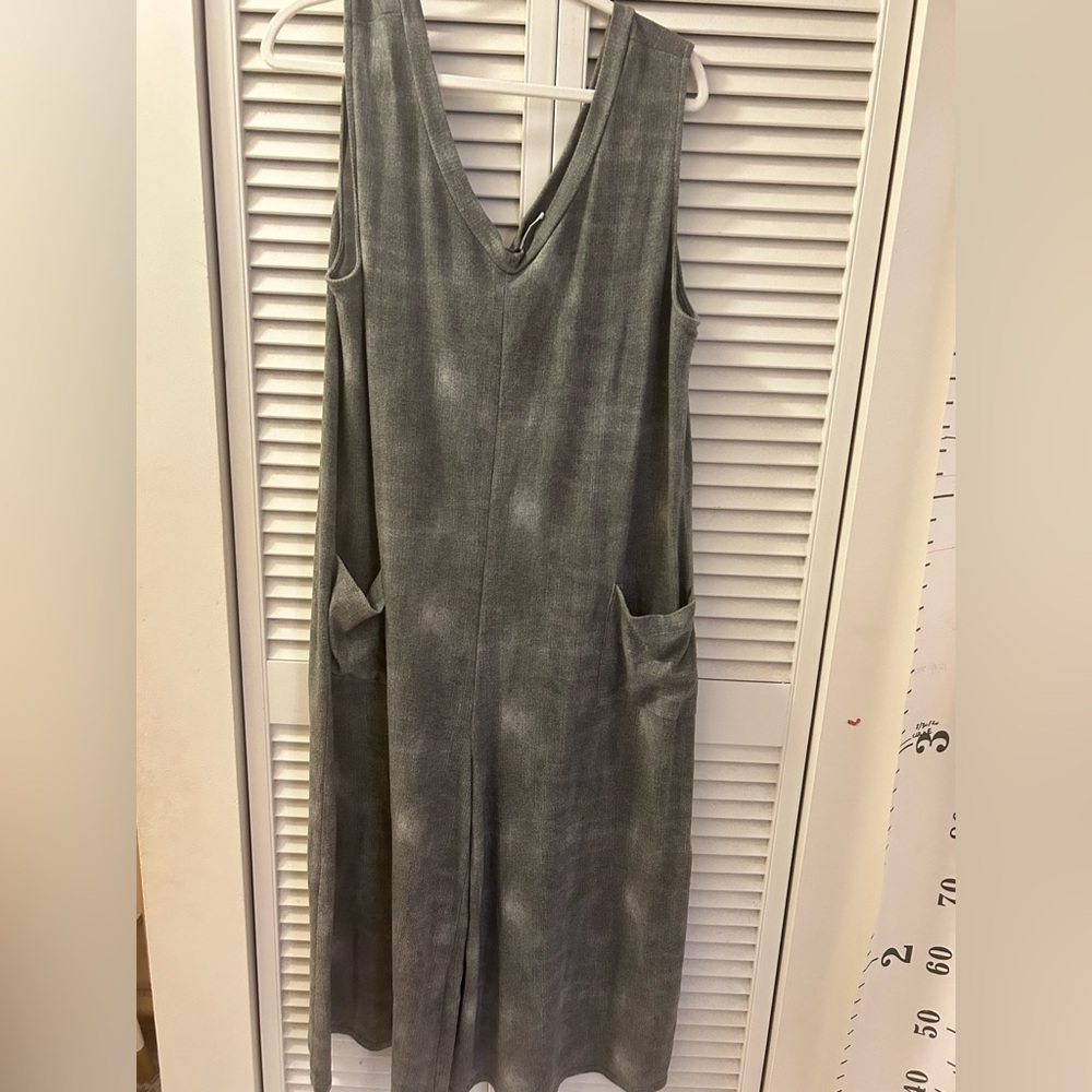 Oddi Gray Jumpsuit - 2X
